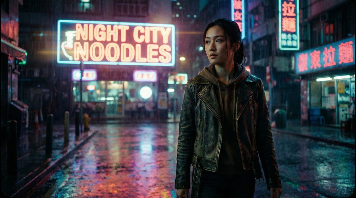 e站原创影视短片《霓虹迷途》视频